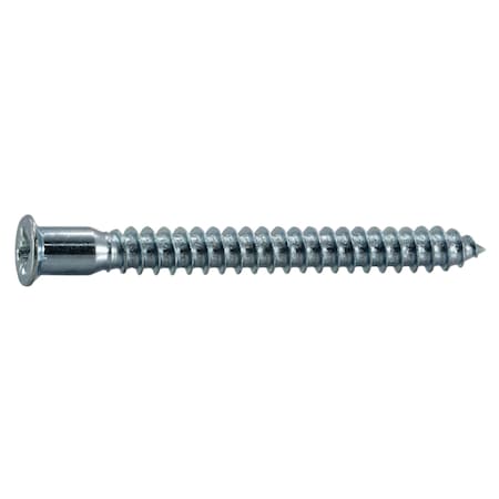 Midwest Fastener M7 x 70 mm Phillips Flat Machine Screw, Zinc Plated Steel, 6 PK 38568